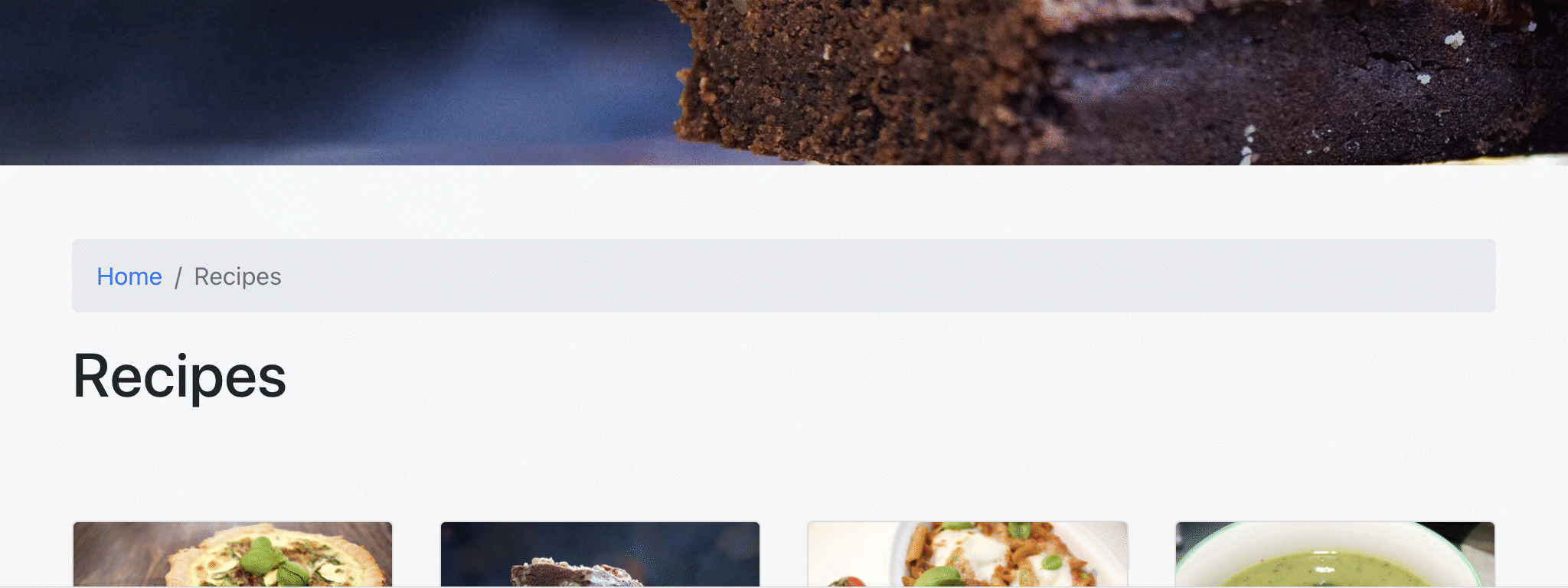Example DruxtBreadcrumb component